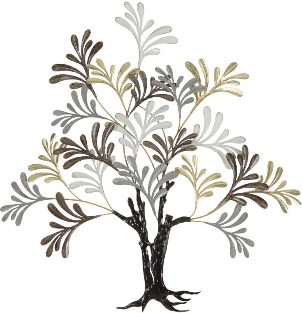 Décoration murale Albero métal 3D arbre multicolore