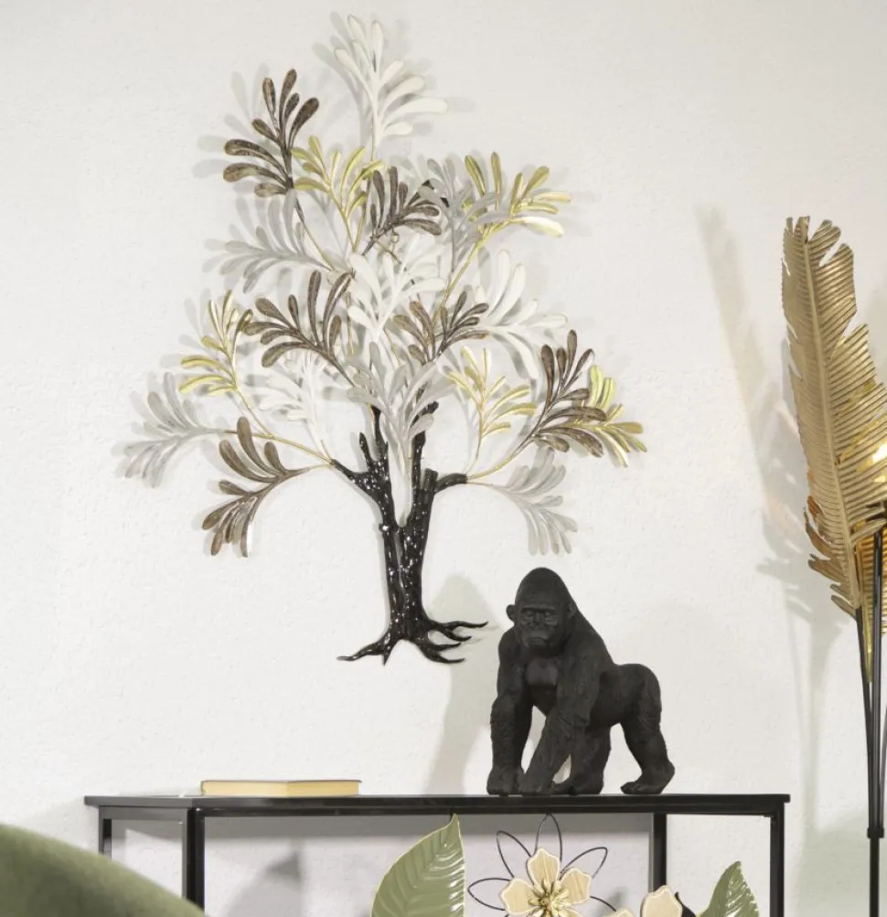Décoration murale Albero métal 3D arbre multicolore