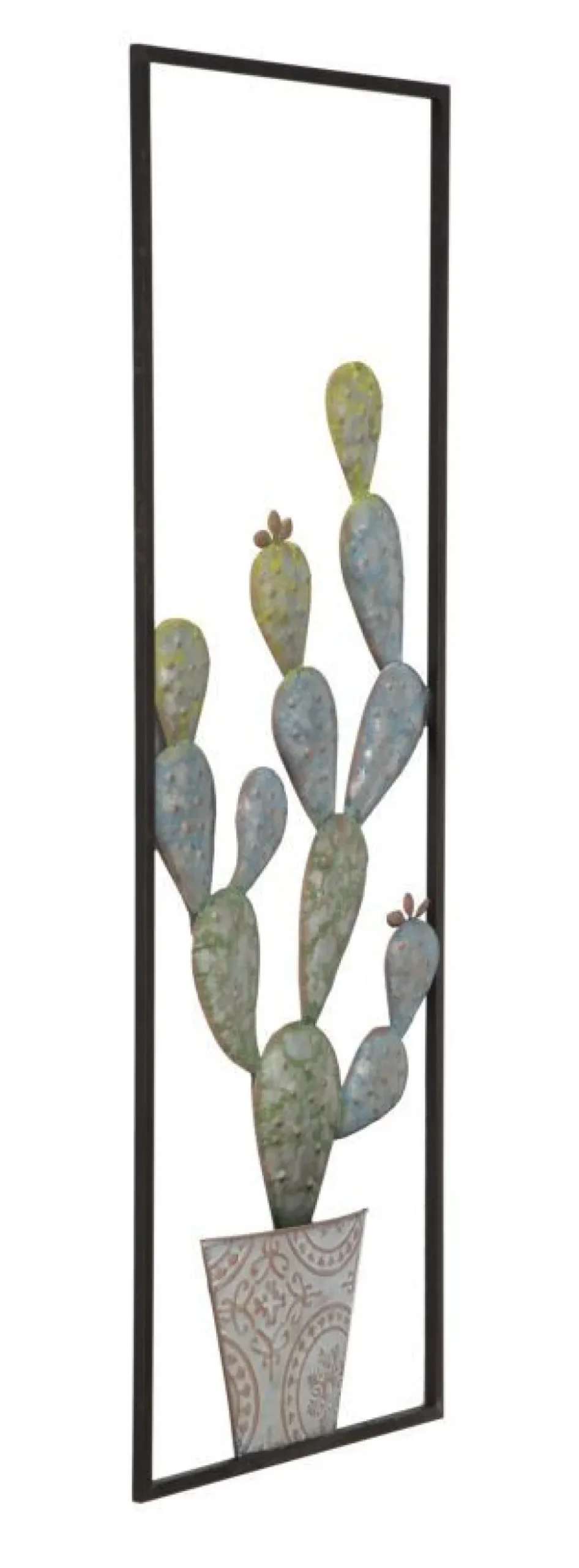 Décoration murale Cactus métal en fer Multicolore