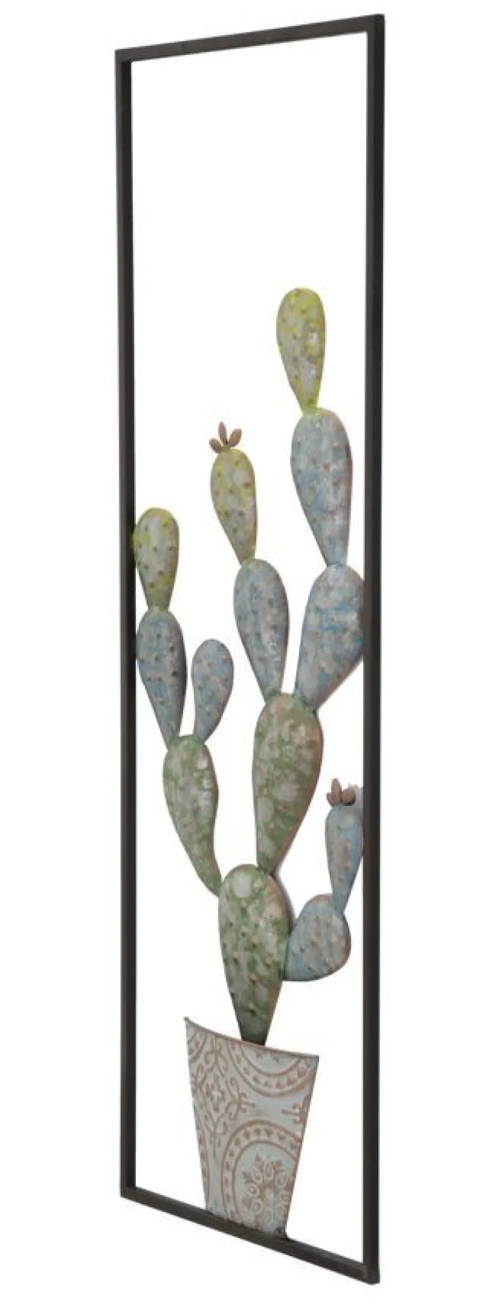 Décoration murale Cactus métal en fer Multicolore