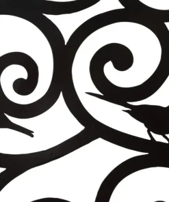 Décoration murale 3D Arbre Fer Noir silhouettes oiseaux
