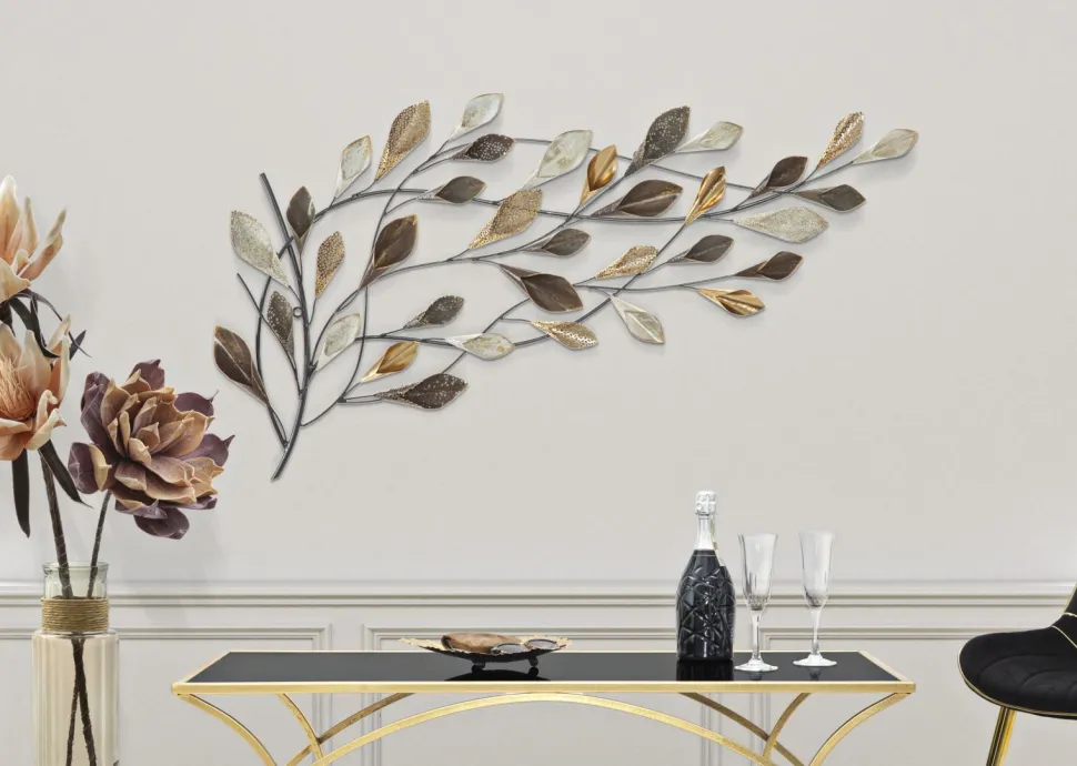 Décoration murale 3D géométrique Fer multicolore
