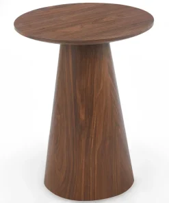 Ensemble de 2 tables basses rondes Callie Bois noisette