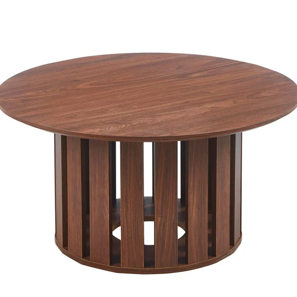 Ensemble de 2 tables basses Annabel Bois Noisette