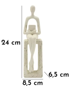 Figurine Single Stons en résine Beige