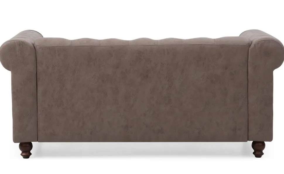 Grand canapé 2 places Chesterfield Vintage