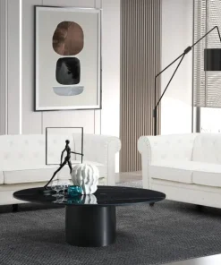 Grand canapé 2 places Chesterfield Blanc