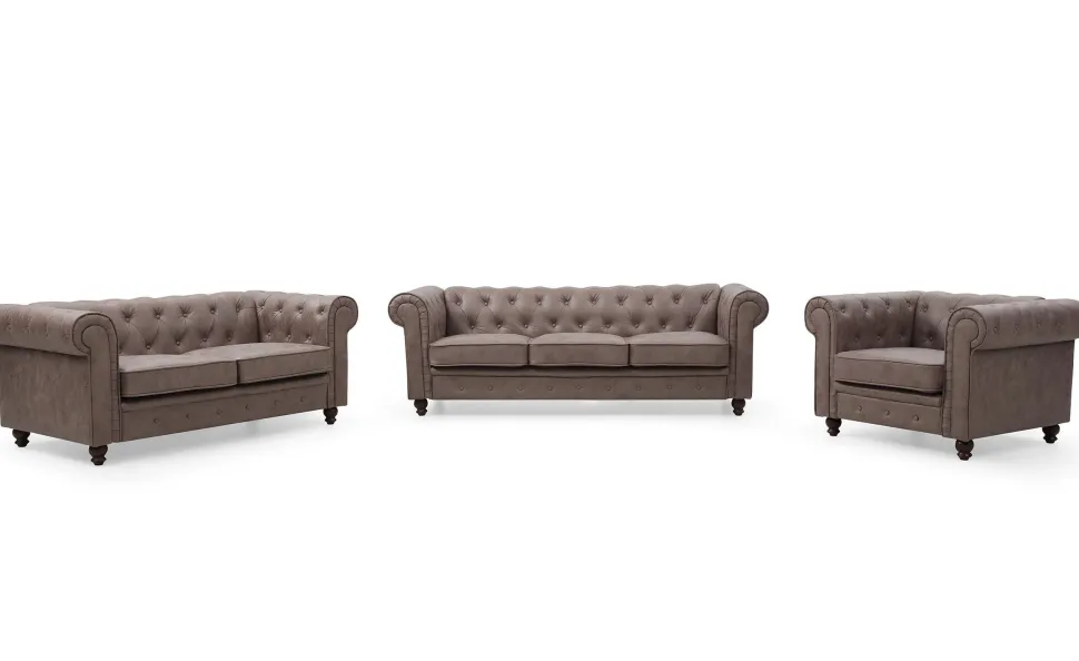 Grand fauteuil Chesterfield Vintage