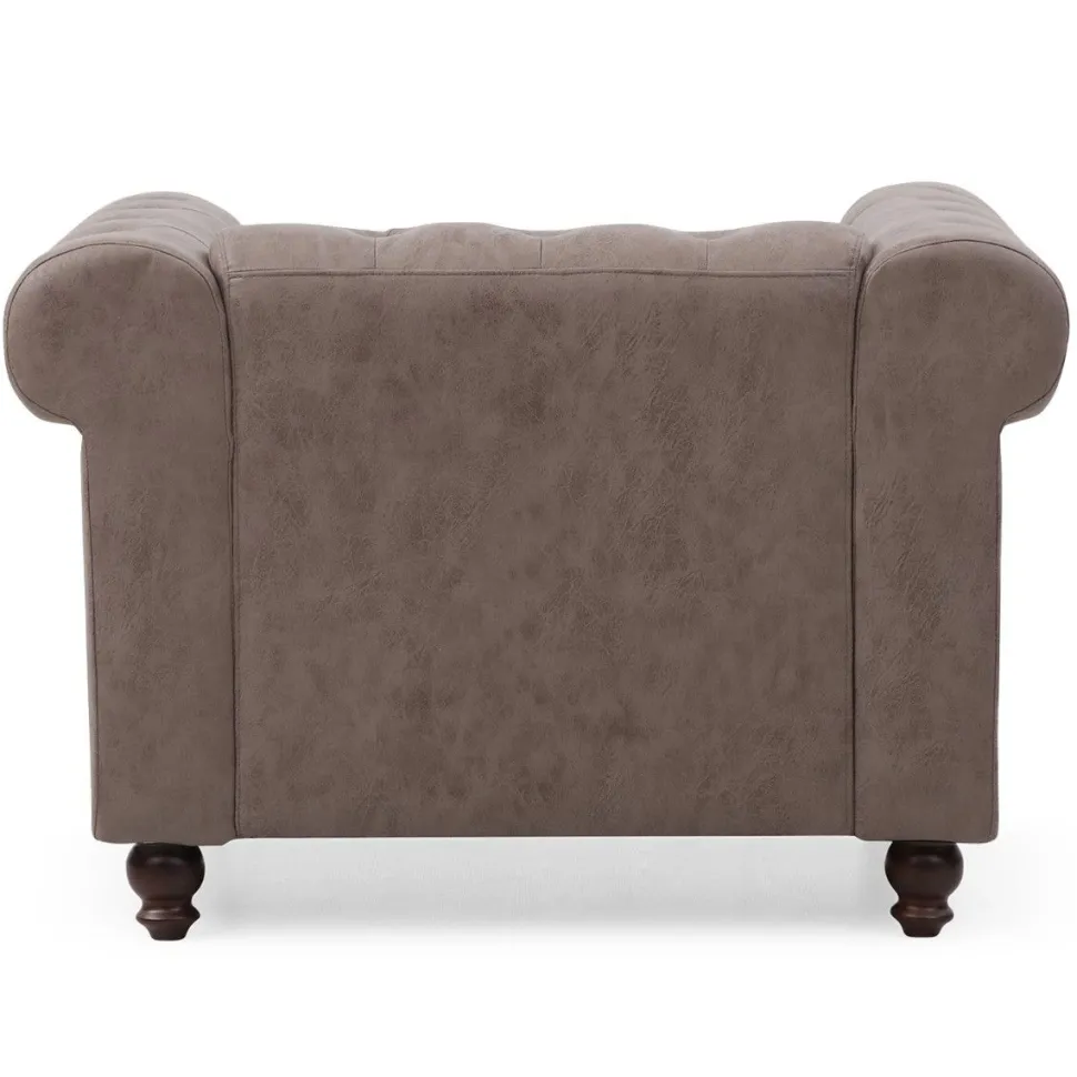 Grand fauteuil Chesterfield Vintage