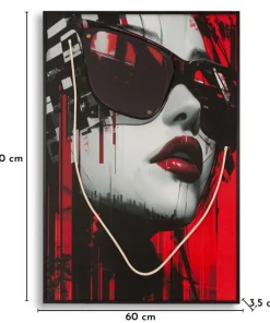 Image LED 3D en acrylique