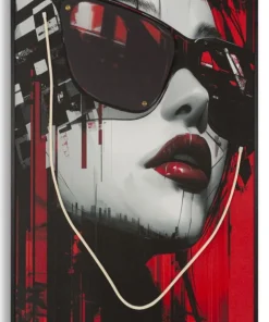 Image LED 3D en acrylique