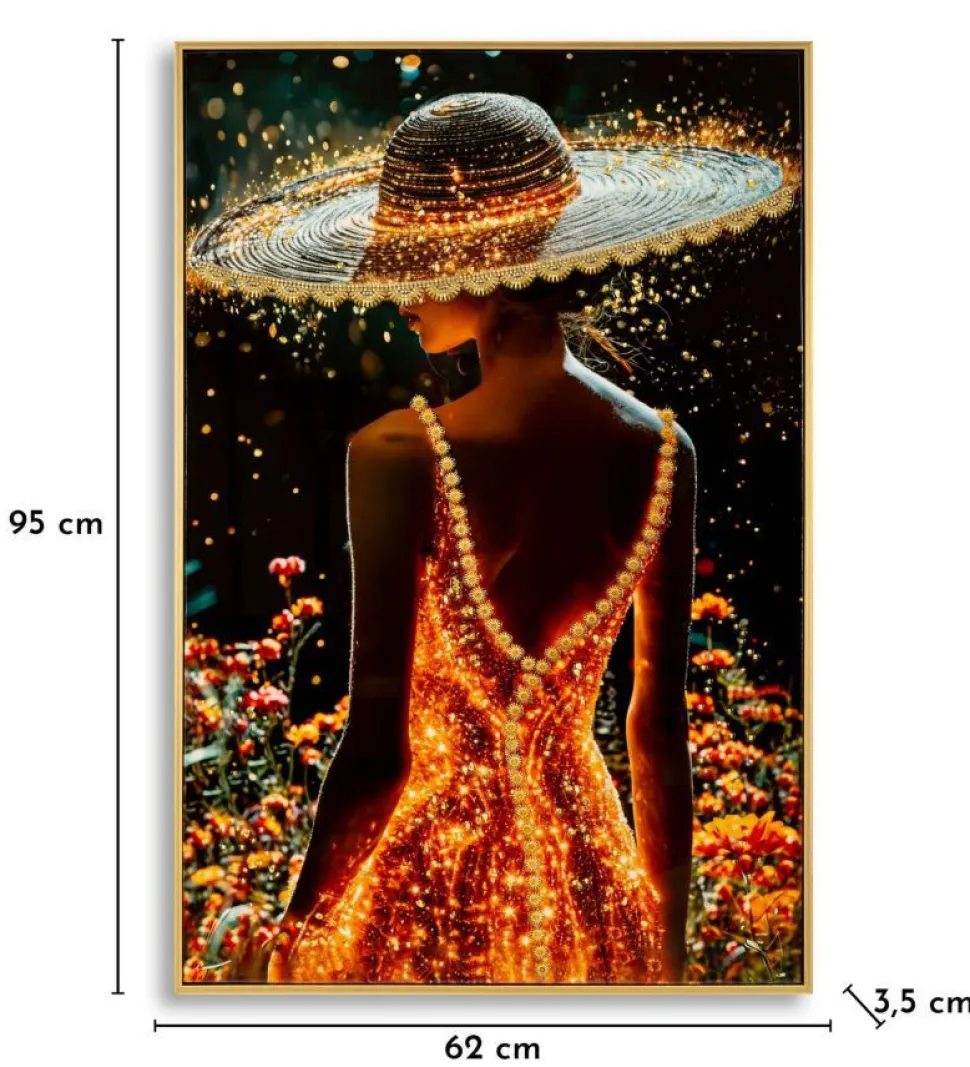 Impression sur toile Illumy Laqué avec cadre