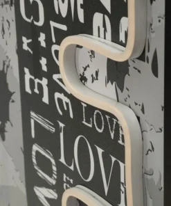 Impression sur toile LED Love Graphismes urbains et détails pop