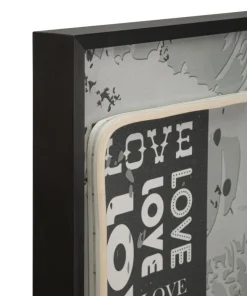 Impression sur toile LED Love Graphismes urbains et détails pop