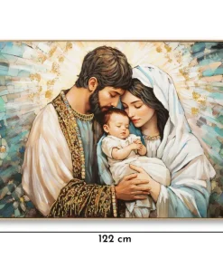 Impression sur toile Nativité Laquaré avec cadre