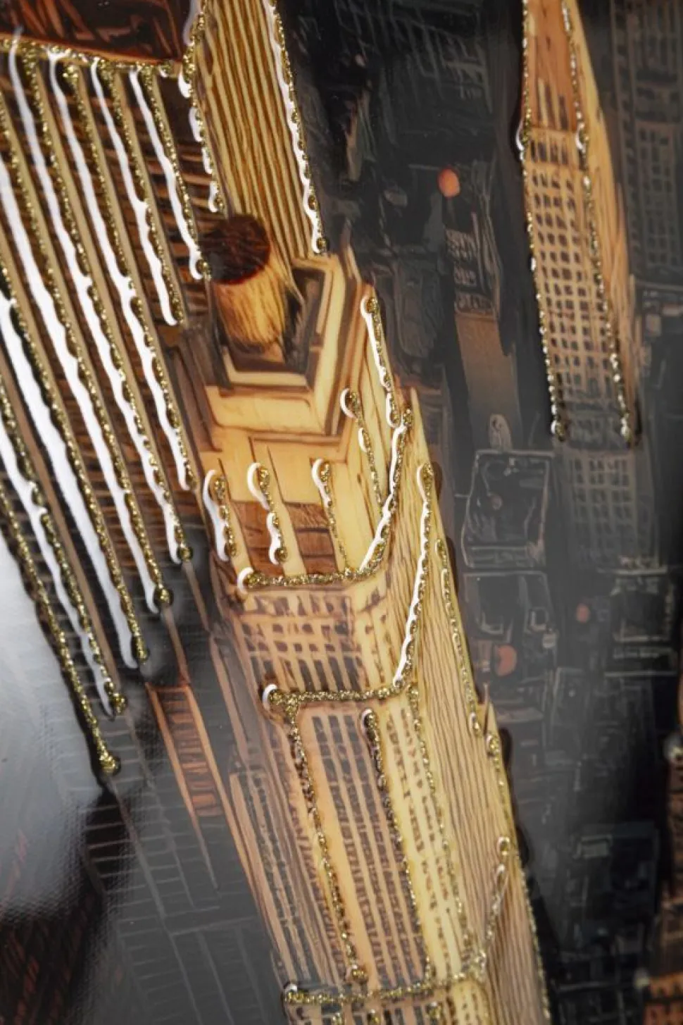 Impression sur toile New York avec cadre
