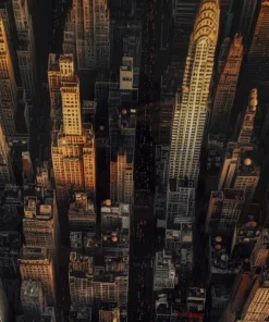Impression sur toile New York avec cadre