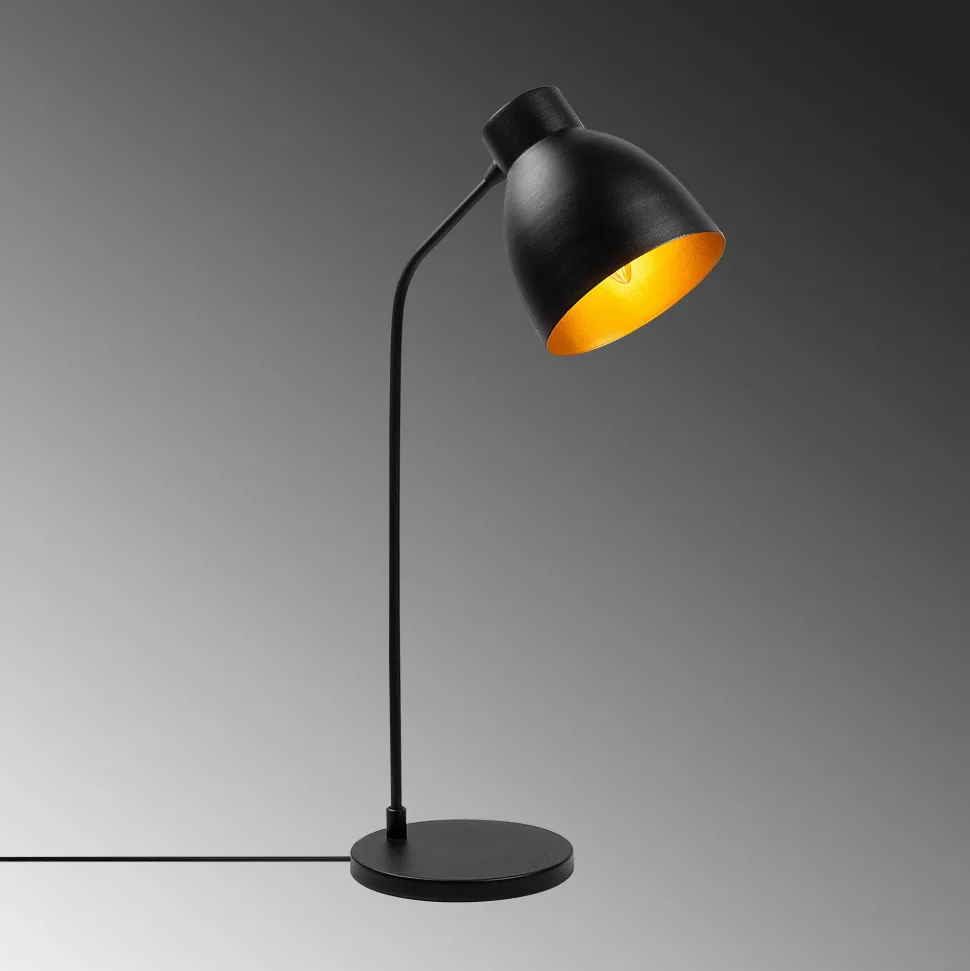 Lampe à poser Mahel H60cm Métal Noir