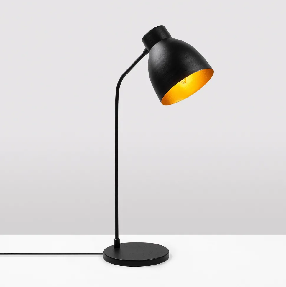 Lampe à poser Mahel H60cm Métal Noir