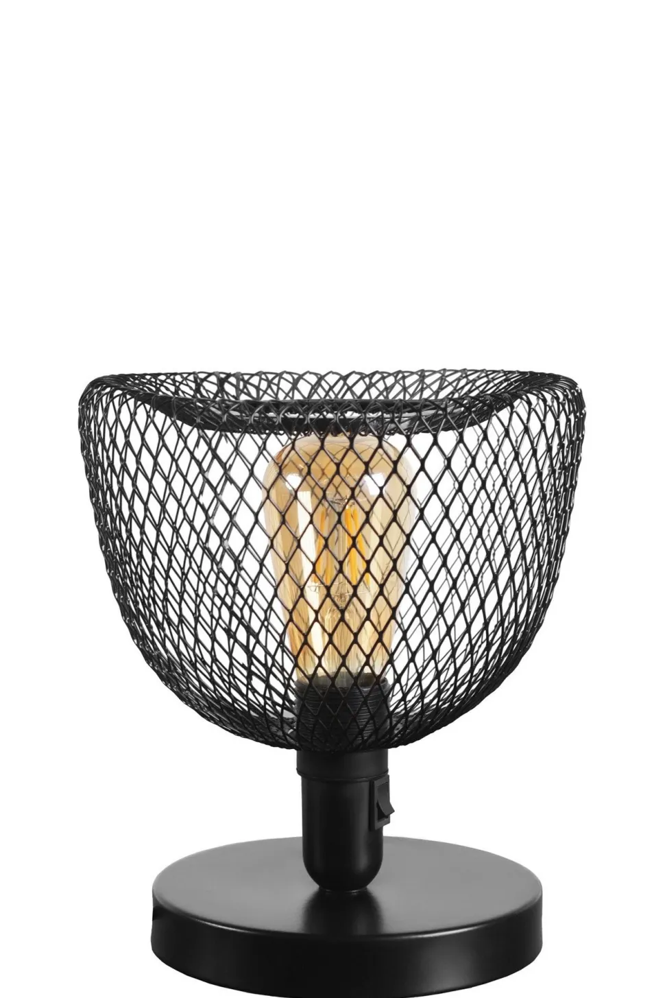Lampe à poser style industriel marshell D15cm Métal Noir