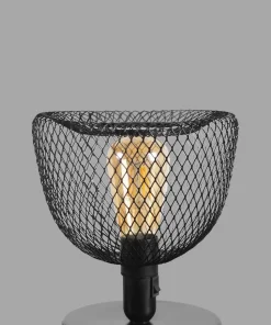 Lampe à poser style industriel marshell D15cm Métal Noir