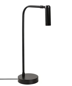 Lampe à poser une torche Faxus 47cm Métal Noir
