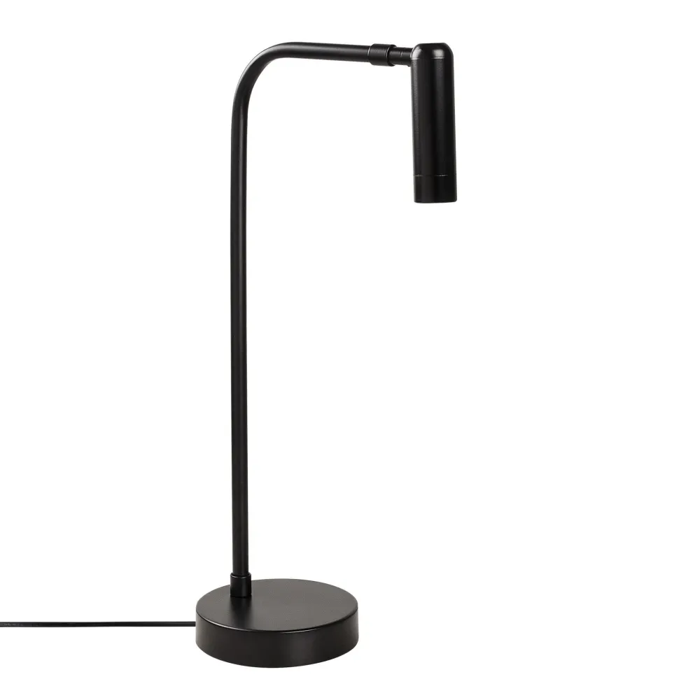 Lampe à poser une torche Faxus 47cm Métal Noir