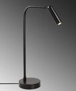 Lampe à poser une torche Faxus 47cm Métal Noir