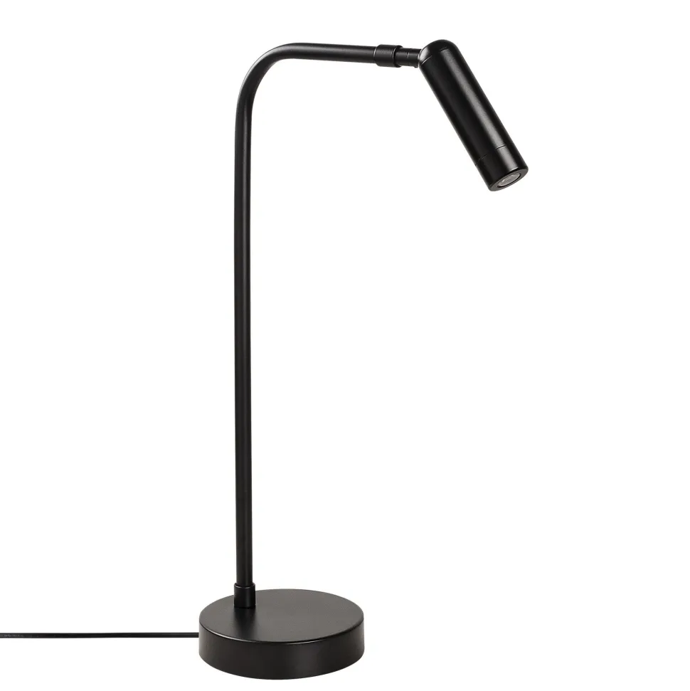 Lampe à poser une torche Faxus 47cm Métal Noir