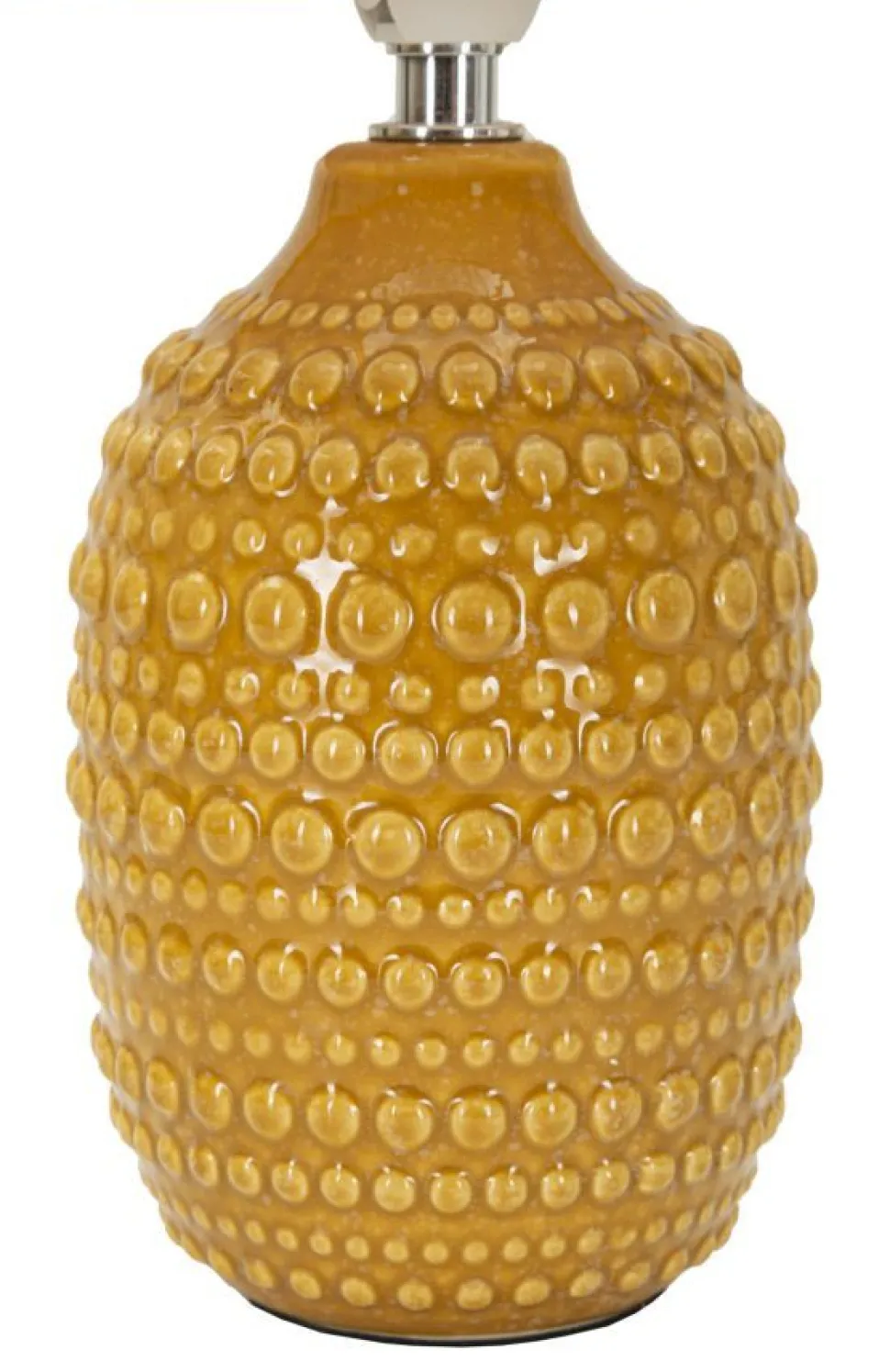 Lampe de chevet Ocre en céramique avec abat-jour Ocre
