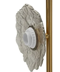 Lampe de plafond vertical Emily Verre Gris doré
