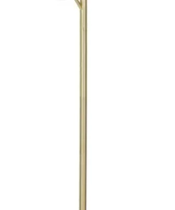 Lampe de sol à 3 lumières Glamy métal doré sphères en verre blanc