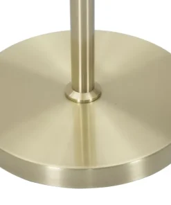 Lampe de sol à 3 lumières Glamy métal doré sphères en verre blanc
