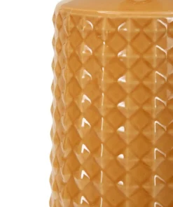 Lampe de table Gliss céramique Moutarde
