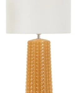 Lampe de table Gliss céramique Moutarde