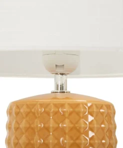 Lampe de table Gliss céramique Moutarde