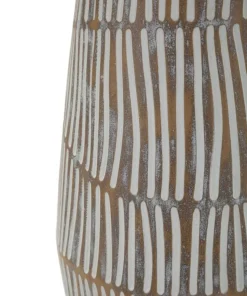 Lampe de table Hanoï Résine et Abat-jour en Lin Naturel