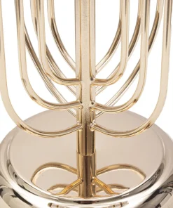 Lampe de table Krista Métal Doré abat-jour Tissu Rose