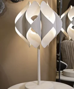 Lampe de table modèle Space Beige