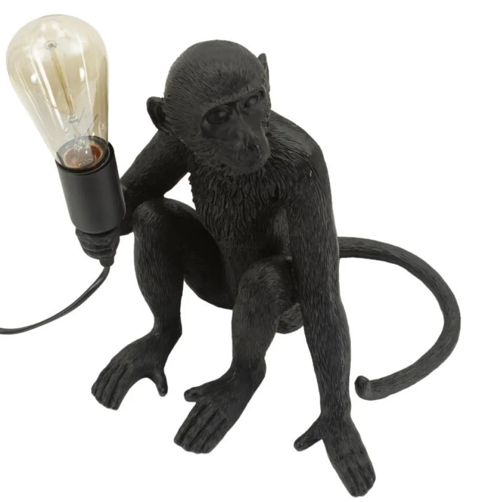 Lampe de table Singe noir