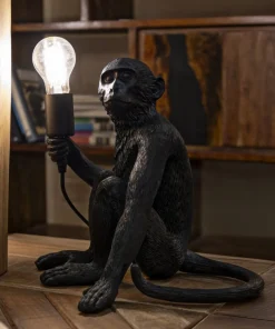Lampe de table Singe noir