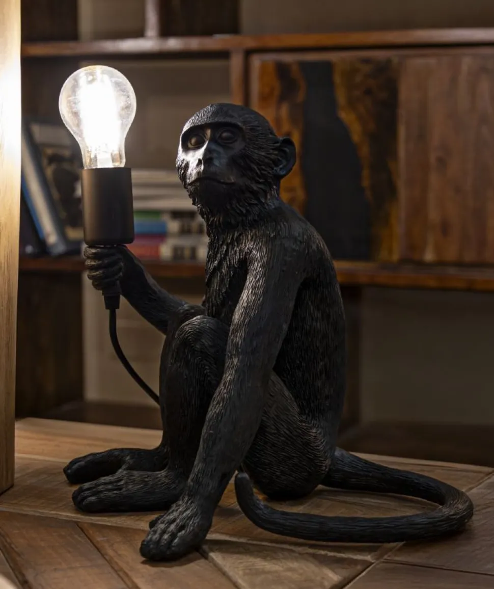 Lampe de table Singe noir