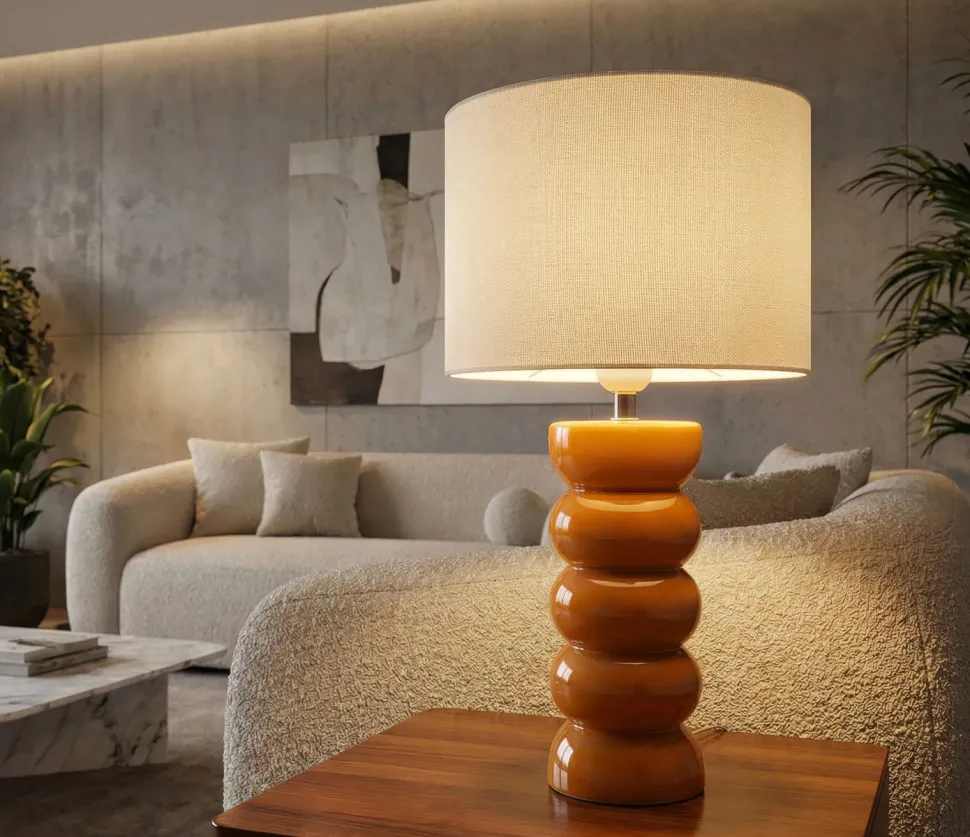 Lampe de table Torr Moutarde
