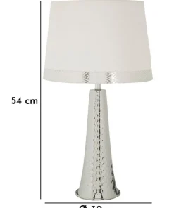 Lampe de table Tour Argentée