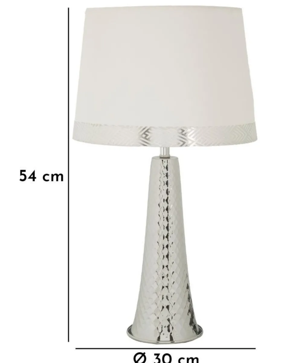 Lampe de table Tour Argentée