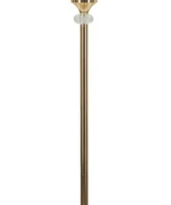 Lampe debout Gipsy Métal Doré abat-jour Blanc