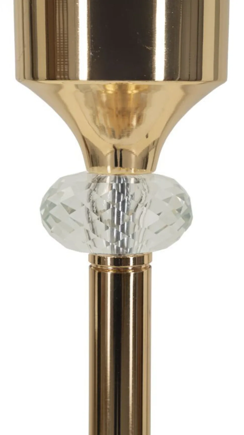 Lampe debout Gipsy Métal Doré abat-jour Blanc