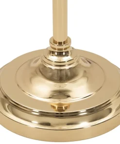 Lampe debout Gipsy Métal Doré abat-jour Blanc