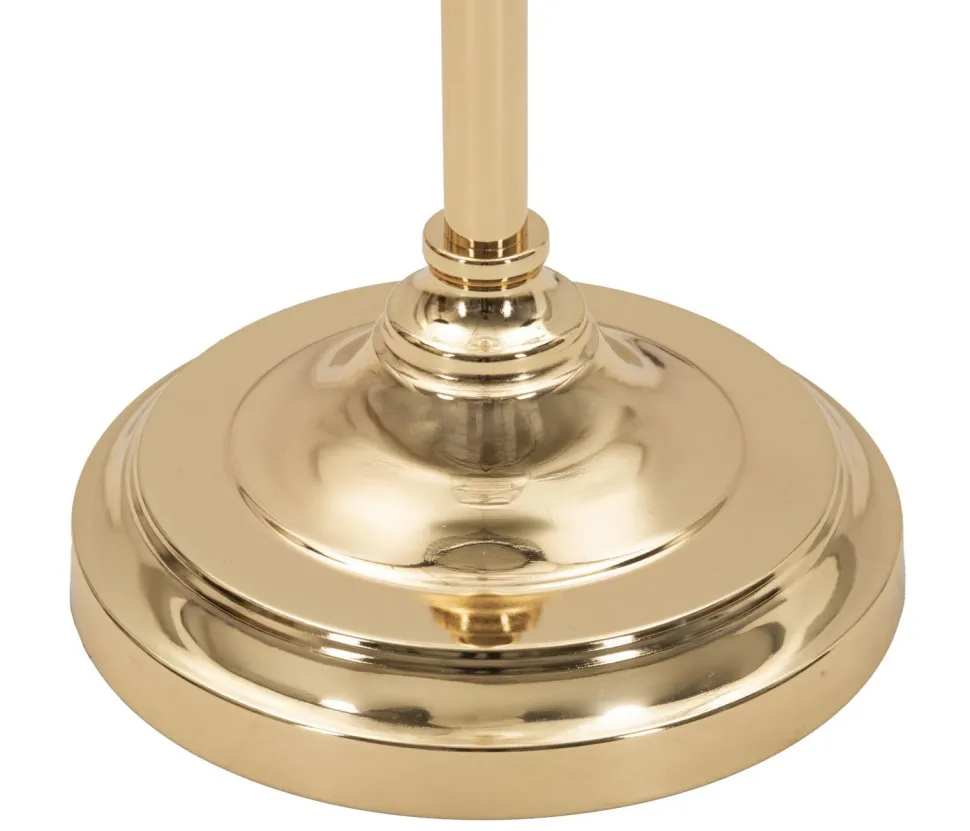 Lampe debout Gipsy Métal Doré abat-jour Blanc