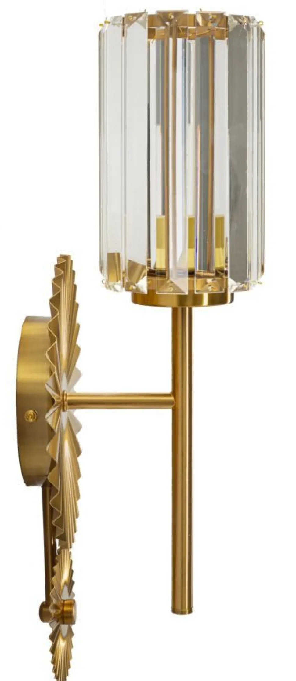 Lampe murale Tirana Verre et Laiton